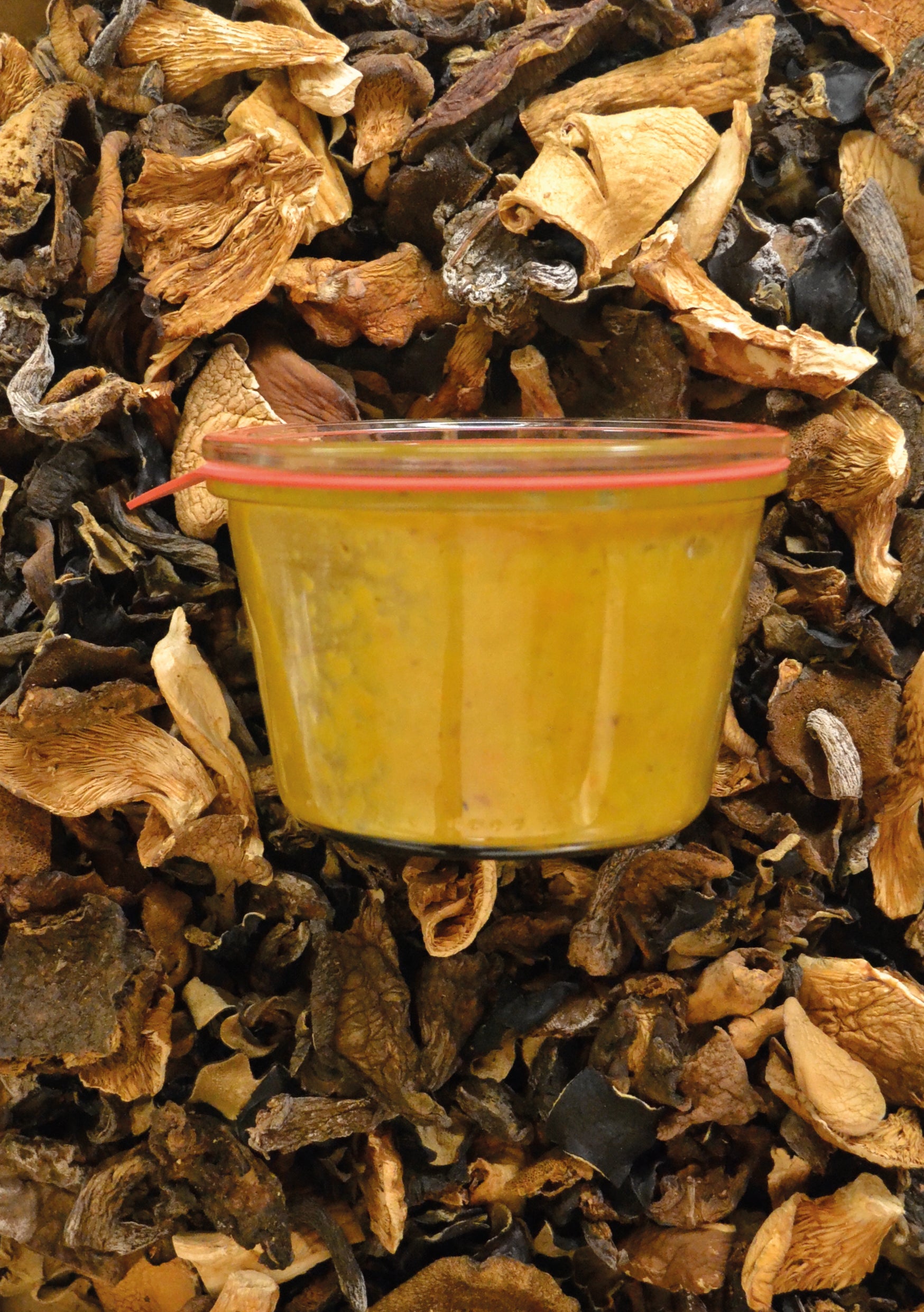 Velouté de Courge, Marrons et Girolles