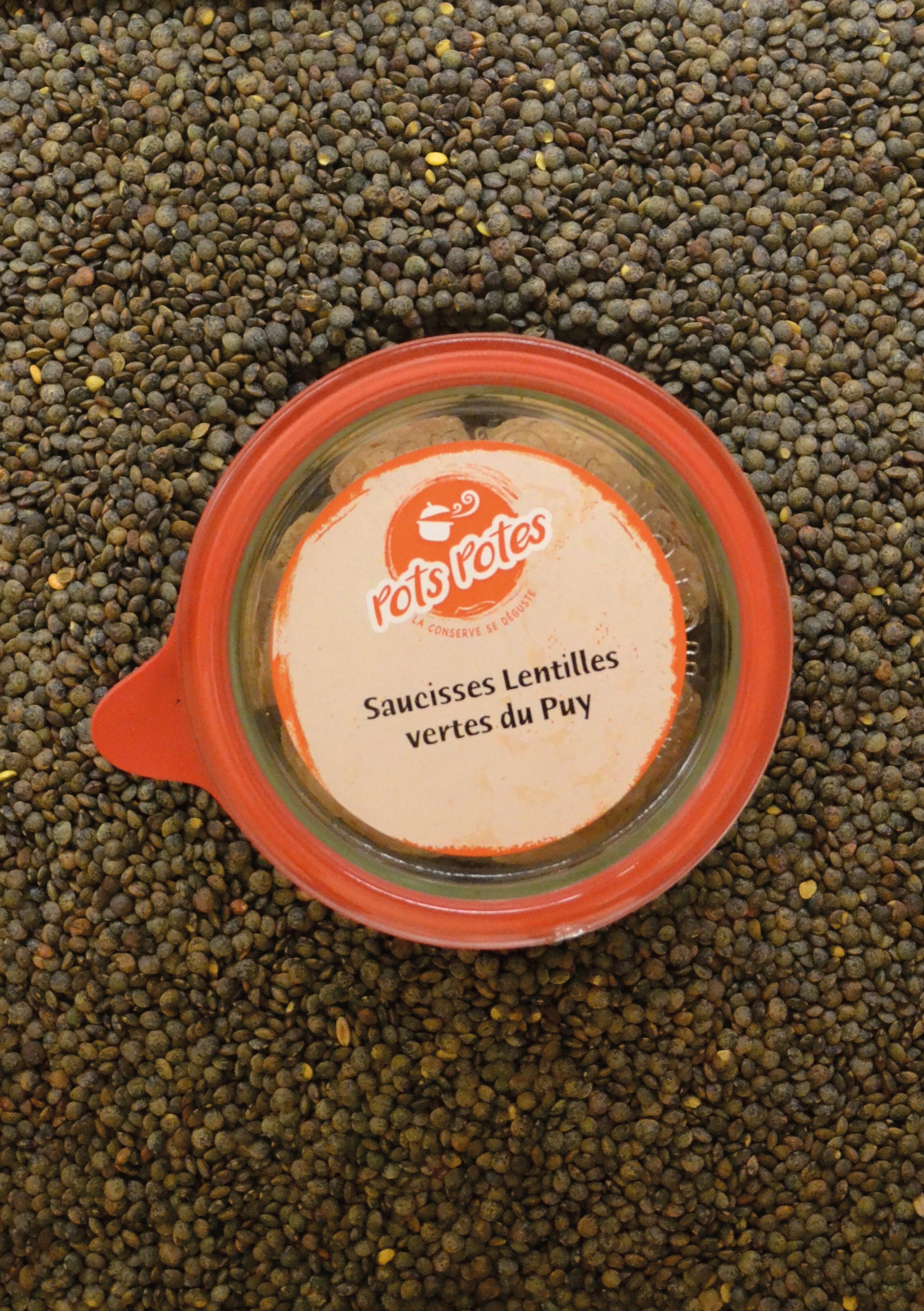 Saucisses Lentilles Vertes du Puy en Velay